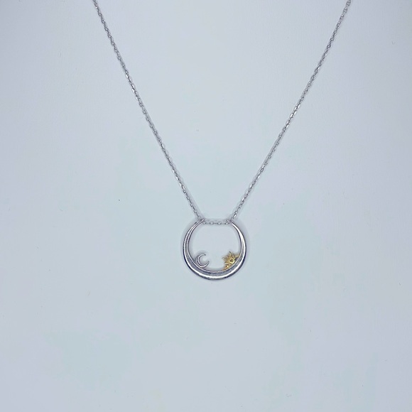 Sun & Moon Necklace Ring Holdef - Picture 1 of 3